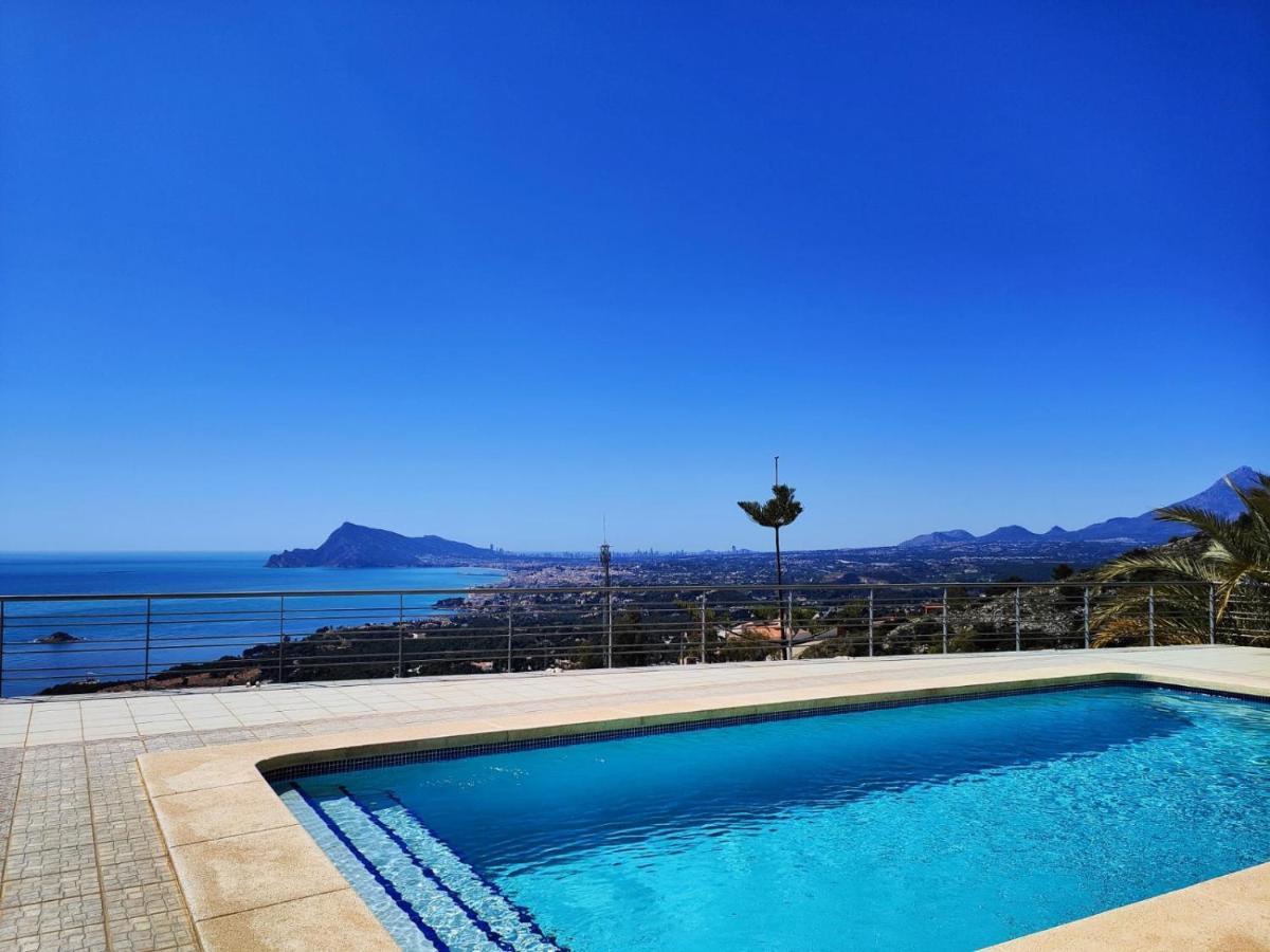 Seaview 6Br Villa With Private Pool Altea Exterior photo