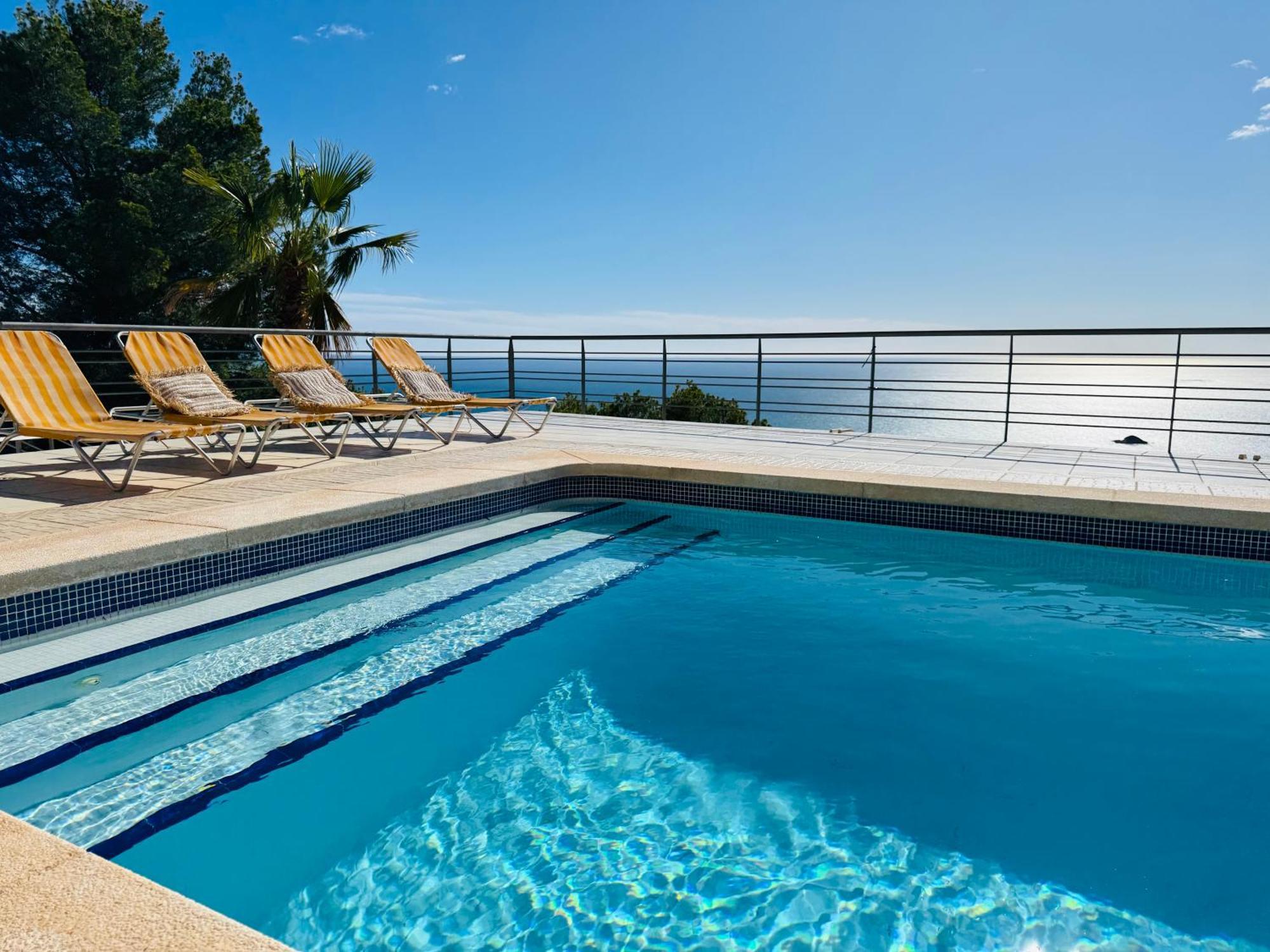 Seaview 6Br Villa With Private Pool Altea Exterior photo